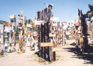 Signs at Watson Lake