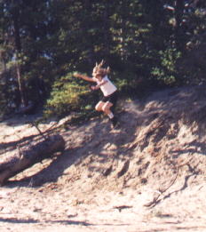 Shana in the high jump