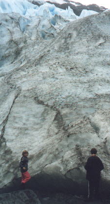 Up close at Exit Glacier