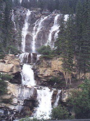 Water flowing down to Tangle Creek