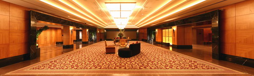 Ballroom Prefunction at Four Seasons Hotel, Jakarta - CLICK to open into a separate page.
