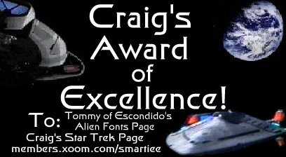 Craig's Excellence Award