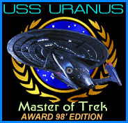 U.S.S. Uranus Master of Trek award