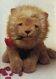 Lion with rose #5