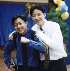 Alby and KohnMan (graduation)