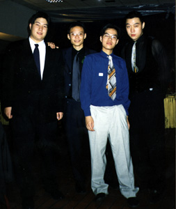 Kevin, Alex, David, and KohnMan (in the Prom)