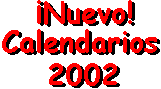 Propuesta de calendarios de USOC para el ao 2002