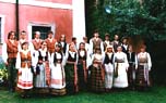 Aidija in folklore costumes