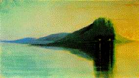 A painting of M.K.Ciurlionis