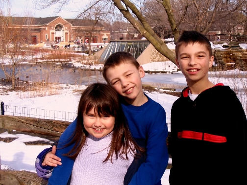 Sarah, Andy & Tim @ the zoo