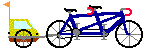 tandem with trailer