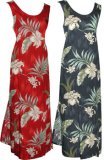 Floating Orchid - Hawaiian Long Tank Dress