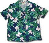 White Ginger Hawaiian Camp Shirt