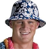 Hawaiian Print Hat