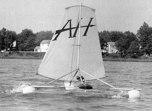 rc hydrofoil sailboat
