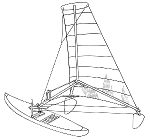 Line drawing of the Monomaran III