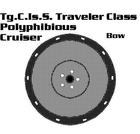 Front view of Traveler Class Cruiser 