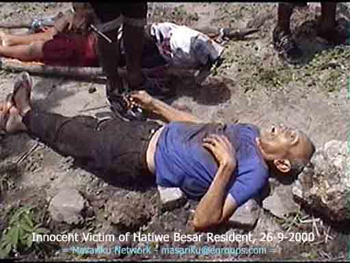 Victim from Hative Besar Village