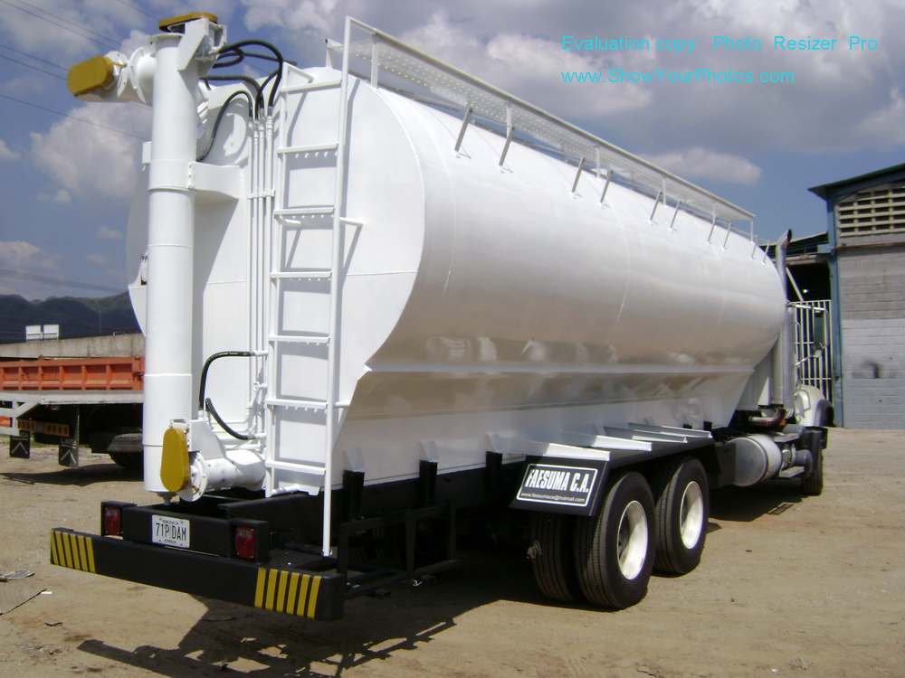 camion granelero con descarga automatica