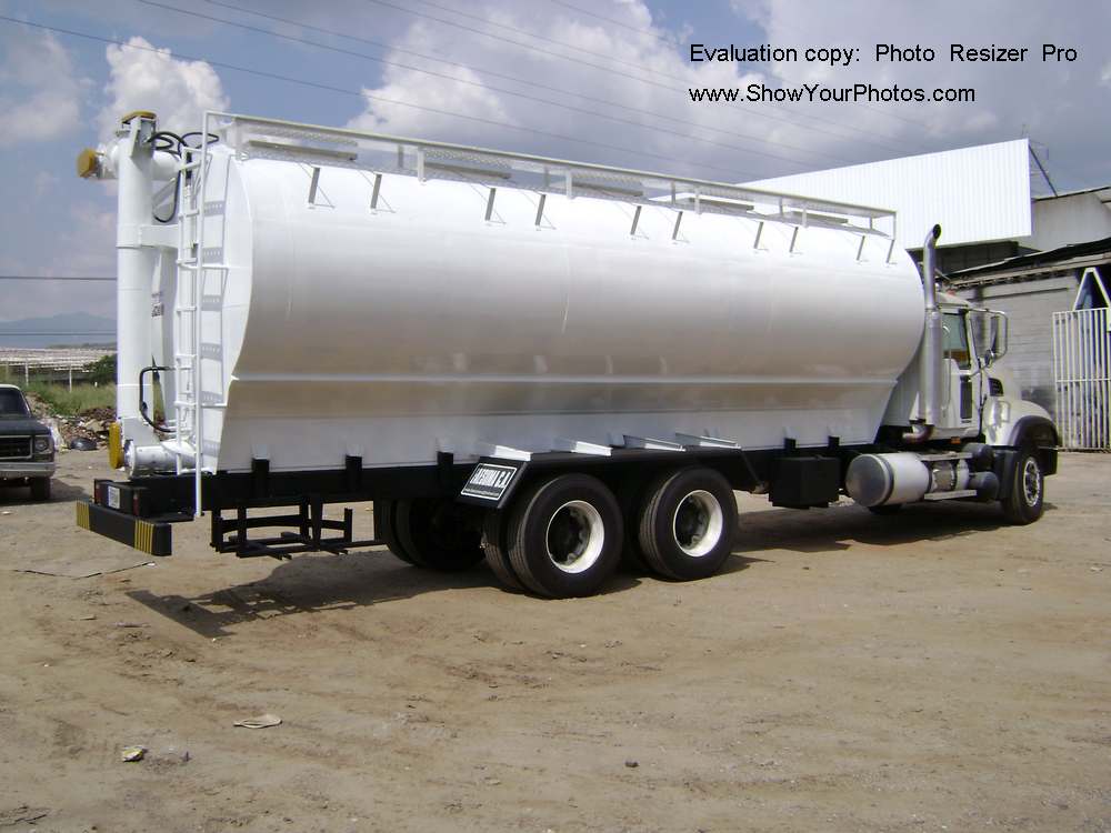 camion granelero con descarga automatica