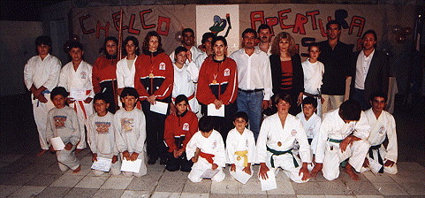 Grupo de Karate - Do Tanti, en los Premios Chelco 2001