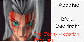 I adopted EVIL Sephy!