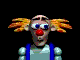 clown flirts