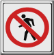 no crossing
