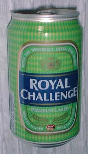314. New Design - Royal Challenge by Mumbai Brewery, India.