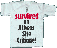 I survived an Athens Site Critique!
