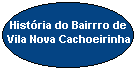 Site da rea de Sociedade e Cultura - Bairro de Vila Nova Cachoeirinha