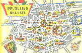 map of Brussels, Belgium