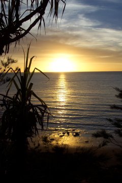 Sunset over Arafura Sea