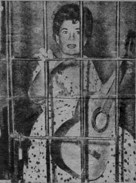 Judith Reyes, presa en 1964.