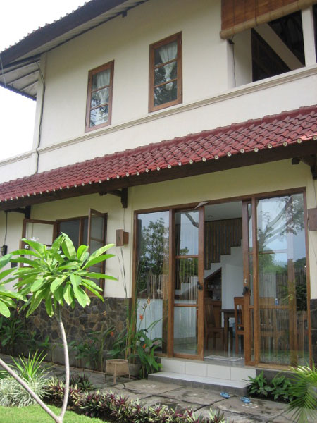 Front of villa for rent and sale Canggu Kuta Bali