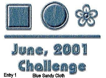 Blue Sandy Cloth - Entry 1