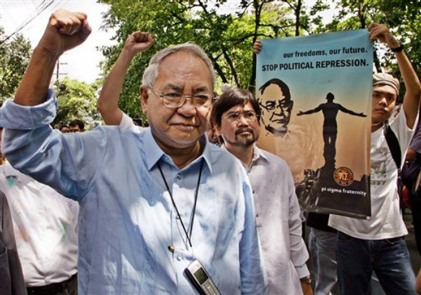 Former UP president Francisco Nemenzo. Photo taken from cache.daylife.com