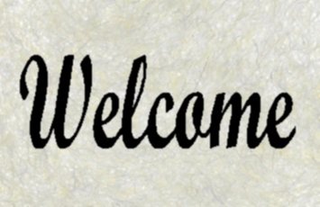 Welcome