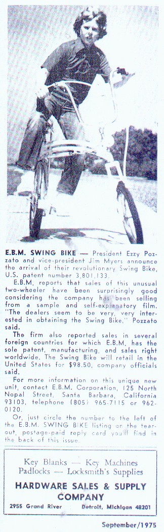 Early Swing Bike Ad