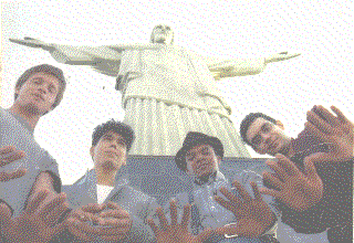 Marcelo Bonfa, Dado Villa-Lobos, Renato Rocha e Renato Russo  no Rio de Janeiro