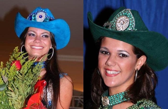 Foto da Rainha e Princesa da Festa do Peo de Guaira...Rainha Brbara Lelis Robin..Princesa Lauriane Laudinho Cirilo.