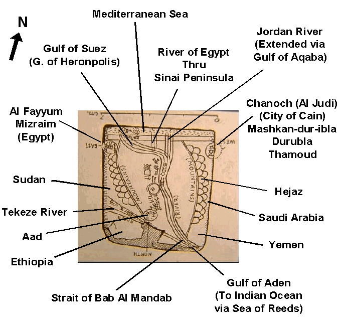 Oldest Known Map (The Ancient Nuzi Map) Reveals Location Of Edenic Valley