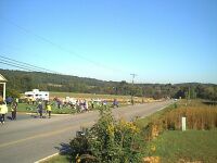 Cycle Carolina riders taking a rest