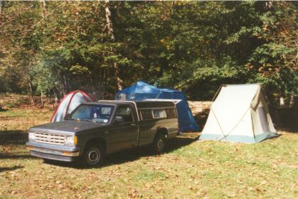 Camping at Valle Crucis Campground