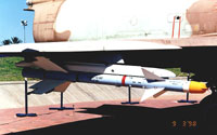 IAI Kfir C-7. Python 4 missile