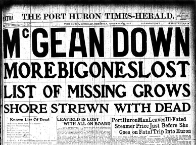 [Port Huron Times-Herald, 
            Nov 13, 1913, Extra Edition]