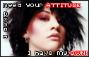 I don't need your attitude