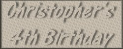 Christopher's Birthday