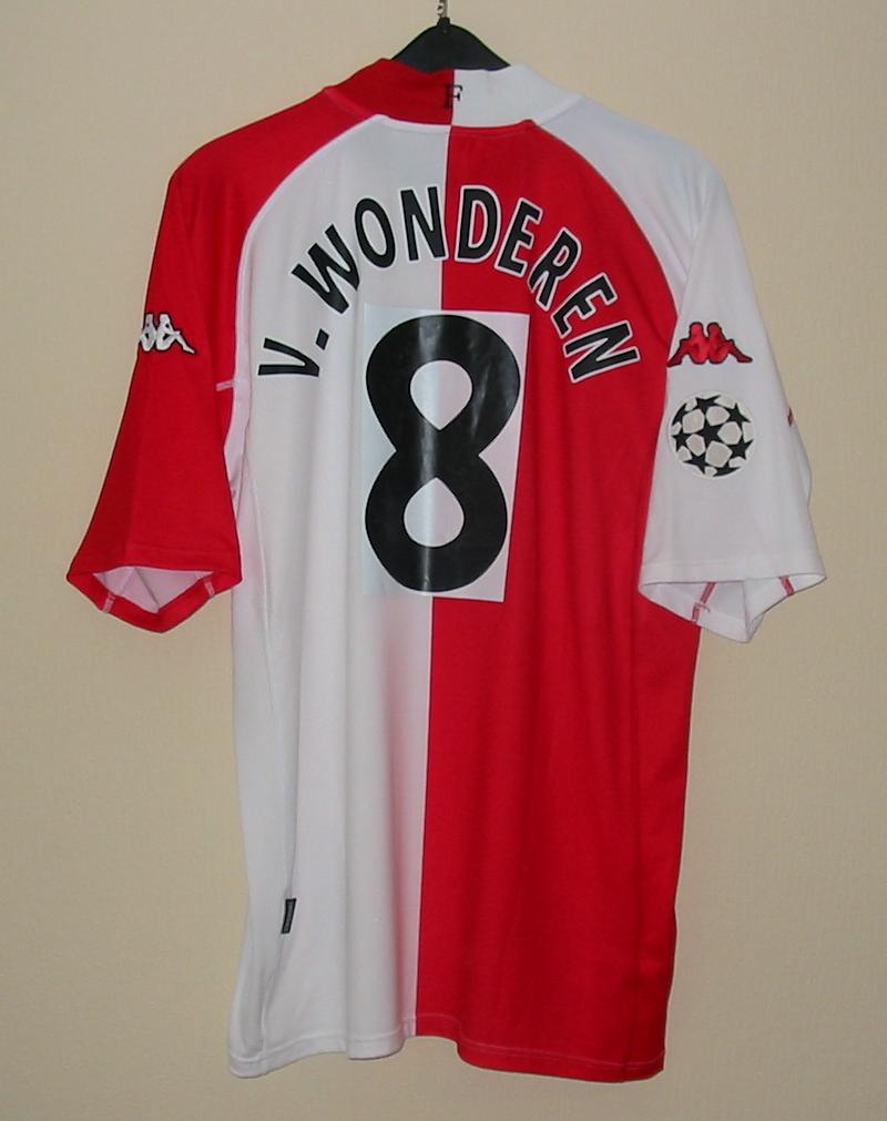 Feyenoord home shirt Van Wonderen