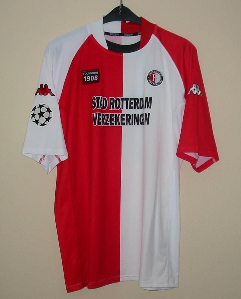 Feyenoord home shirt Van Wonderen